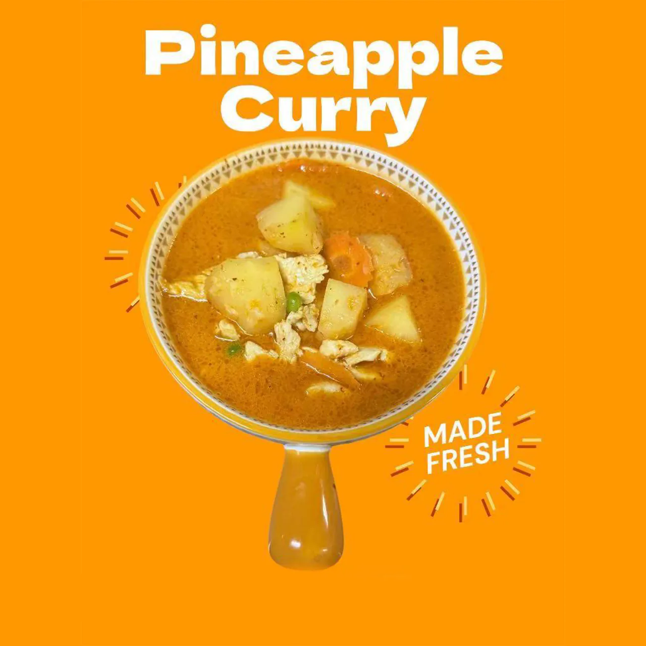 Pineapple Curry at Sky Thai Pho & Sushi Asian Fusion Restaurant in Gunnison