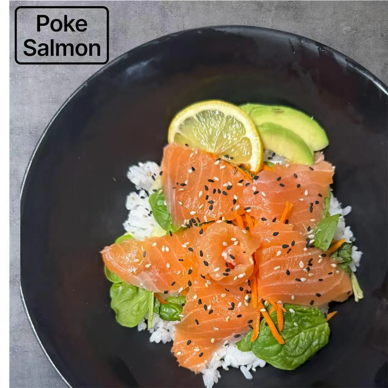 Poke Salmon at Sky Thai Pho & Sushi Asian Fusion Restaurant in Gunnison